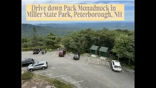 Drive down Pack Monadnock in Miller State Park, Peterborough, NH #packmonadnock #millerstatepark