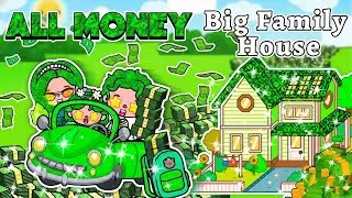 Big Family House 💵 ALL MONEY 💖 How To Make Aesthetic Toca Boca House Ideas😍Toca Life World