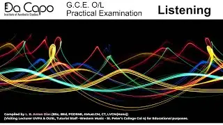 G.C.E. O/L Western Music Listening 3