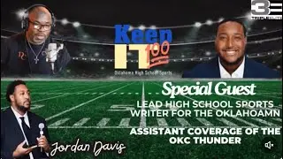 Keep it 💯 with Oklahoma writer Jordan Davis and Coach Vick, who are my special guests.