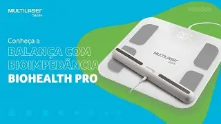 Balan&ccedil;a com Bioimped&acirc;ncia BioHealth Pro Multilaser Sa&uacute;de - HC060