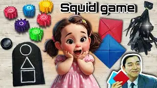 DIY All Games Of Squid Game 🎯 || Best Paper Toys Craft Ideas | Shifa Craft
