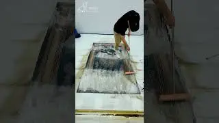 Carpet Cleaning: The Incredible Restoration of a Mould Infested Rug #shorts