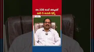 Top 5 Stocks Under ₹100 in India | Rama Chandra Murthy