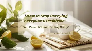 &ldquo;How to Stop Carrying Everyone&rsquo;s Problems: Find Peace Without Feeling Guilty&rdquo;
