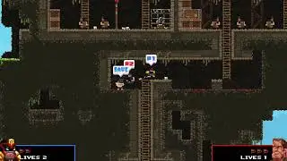 Broforce - Live Walkthrough, No Commentary Part 1