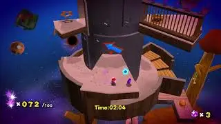Super Mario Galaxy - Gold Leaf Galaxy: Purple Coins in the Woods #115