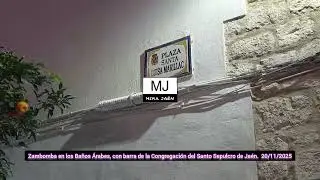 ZAMBOMBA EN LOS BAÑOS ÁRABES, CON BARRA DE LA @congregacionsantosepulcrojaen @mira_jaen 
