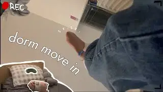 uni dorm move in vlog : packing, mini tour, made it to art school