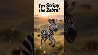 I&rsquo;m Stripy the Zebra! 🦓 | Fun Learning Animals Sing Along Song for Kids #learninganimals #singalong
