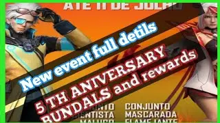 FREE FIRE MARTHI 5 TH ANIVERSARY || COLLBRTION WITH JUSTIN BEBAR CHARETER ||
