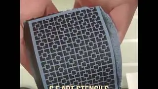 Textural G.F.Art stencils/Текстурные трафареты от G.F.Art