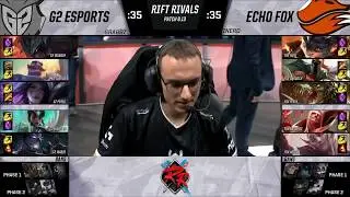 Dardoch Plays Pantheon   G2 VS FOX Highlights   2018 Rift Rivals Day 2