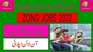 Zong Jobs 2022 | Zong Company Jobs Online Apply In 2022
