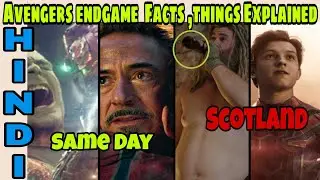 Avengers Endgame facts or things u missed | thor, spiderman,iron man smart hulk Hindi CAPTAIN HEMANT