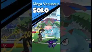 Easy Solo Mega Venusaur Raid With✨️Mega Rayquaza in Pok&eacute;mon GO