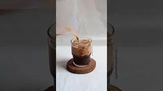 Mocha Milk Tea 🤎🍫✨️ #homecafe #oddlysatisfying #tea #milktea #satisfying #coffee #icedcoffee