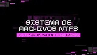 Sistema de archivos NTFS teor&iacute;a