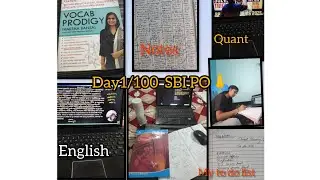 Banking aspirant study vlogs/ Day1/100 SBI Po🙏🙏🙏🙏