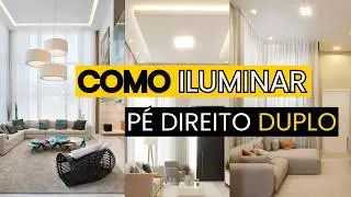 Como iluminar pé direito duplo? #lightingdesigner  #explorepage #iluminação #interiordesign
