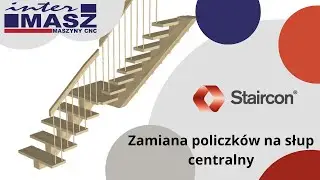 interMASZ: Staircon - Produkcja schodów na belce centralnej.