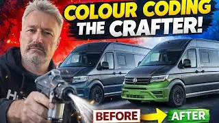 Цветовая маркировка бамперов моего VW Crafter