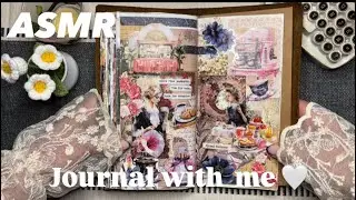 ASMR | Relaxing sounds, inspiring, aesthetic, journal with me (Live for today) 🤍