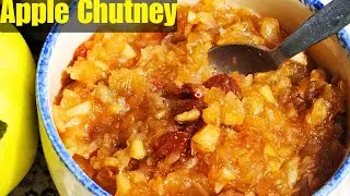 How to Make Green APPLE CHUTNEY Recipe at Home in 5 Minutes 🍏🧉Spice It up