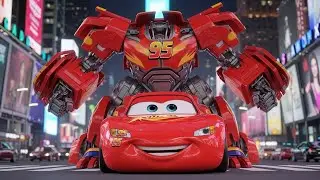 Giant Transform Car 95 Takes Over NYC! (15 Crazy Forms in One Night)