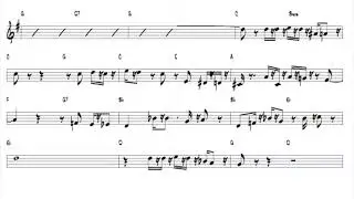 spanish flea -alto sax sheet music, archiesax