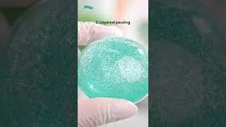 How to Prevent Glitter from Sinking in Epoxy Resin Projects？  #resin