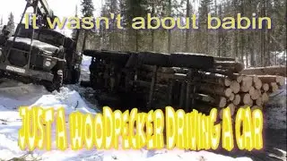 Russian crazy logging truck URAL / MONSTER off-road