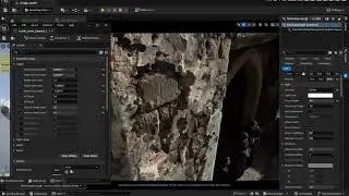 Unreal 5 5 vertex painting Nanite displacement tessellation tower3