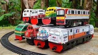Menemukan mainan kereta api kai cc206,kereta api krl,kereta api rnb,kereta api pt tel,kereta api wnb