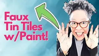 Faux Tin Ceiling Tiles Experiment
