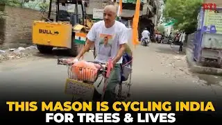 Haryana mason cycles 18,000 km to promote organ donation and environment protection