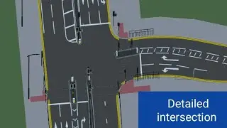 Simple but detailed intersection | intersection controller