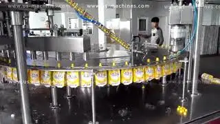 Eight station rotary premade bag pouch jelly yogurt filling capping machine testing video
