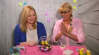 Crafty Beggars make an Easter garden in a bowl