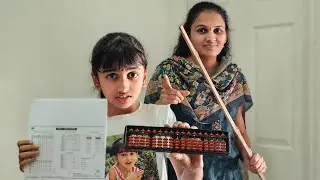 Ammu&rsquo;s Abacus Exam 😱🥵 | Mom&rsquo;s Fun Time with Chitti 🦜😂@v5familyshow