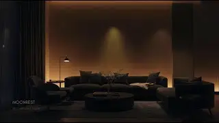 🌙 Soft Glow in a Silent Living Room | Calm Sleep Music for Deep Rest | Moonrest Radio 🌙