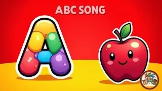А &mdash; яблоко, Б &mdash; мяч. Изучение алфавита для малышей. ABC-рифмы для детей.