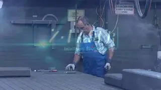 Laserprojektoren von Z-LASER im Einsatz bei Windmöller & Hölscher (Metall- Schweißanwendung)