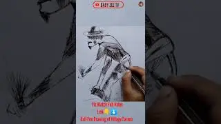🔥 Farming Farmer Drawing 🔥 Shorts 🔥 #shorts