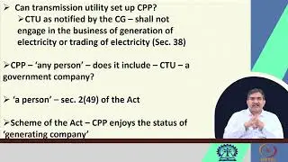 Lecture 11: Captive Power Plant and Dedicated Transmission Line #CH26SP #swayamprabha