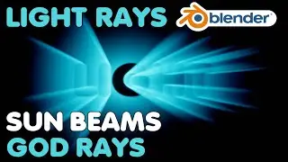 LIGHT RAYS, SUN BEAMS, GOD RAYS ( COMPOSITING NODES , BLENDER 2.92).