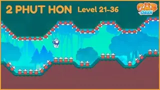 2 Phut Hon | Cat Dash | Geometry Dash Style Music Runner Gameplay