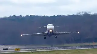 McDonnell Douglas DC9 55 Year Old Freighter Takes Off