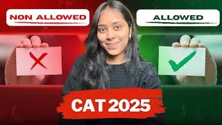 Allowed vs Not Allowed Things in CAT Exam Centre | CAT 2025