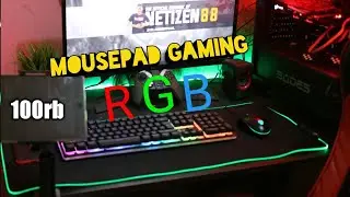 MOUSE PAD GAMING RGB MURAH
